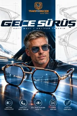 Transformacion Gece Görüş ve Sis Gözlüğü Anti Glare Sürüş Gözlüğü Kar Yağmur Koruyucu UV400 Erkek Kadın Pilot Gözlük 723818