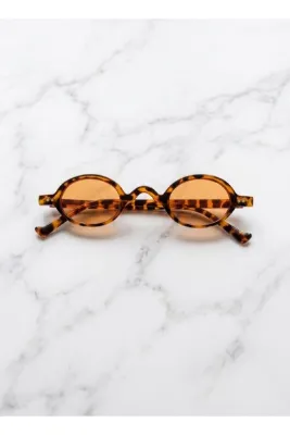 WATCHOFROYAL Royal Eyewear RE012 Leopar Turuncu Güneş Gözlüğü