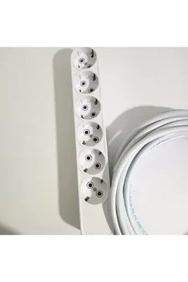 Pelsan 10 metre 6 lı grup uzatma kablosu