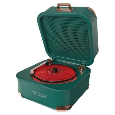 Mikado MD-62BT Yeşil Retro Müzik Kutusu