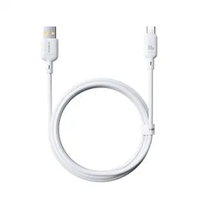BASEUS Silky Series USB to Type-C 100W Hızlı Şarj Kablosu 1m - Beyaz