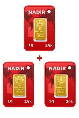 Nadir Gold 24 Ayar 3 Gram Külçe Altın