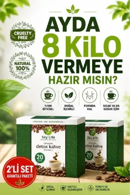 Sky Life Health & Wellness Detox Form Kahve zayıflamak kilo.vermek