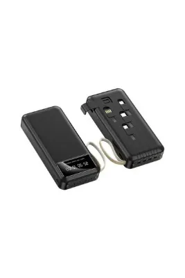 Torima 20000 Mah. Hızlı Şarj Özellikli Dijital Göstergeli 4 Çıkışlı Powerbank Beyaz Trm-1021
