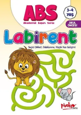 ABS Labirent Seçici Dikkat Odaklanma Küçük Kas Gelişimi 3 - 4 Yaş