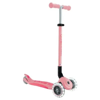 Globber Elite Deluxe Işıklı Scooter - Pembe