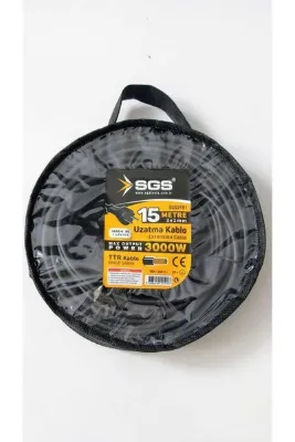 SGS Uzatma Kablosu 15metre 3x1mm