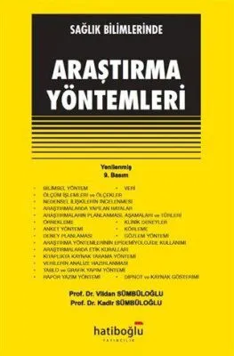 Sağlık Bilimlerinde Araştırma Yöntemleri