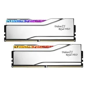 GSKILL 64GB (2x32GB) TZ5 Neo Royal Silver RGB DDR5 6000MHz CL28 1.45V Dual Ram