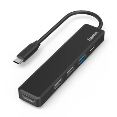 Hama USB-C Hub 5 Port 3x USB-A, USB-C ve HDMI