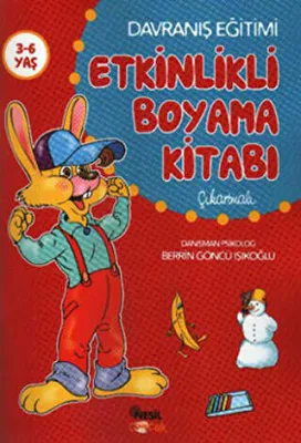 Etkinlikli Boyama Kitabı Çıkartmalı