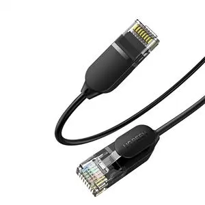UGREEN Cat6A Slim 10 Gbps Ethernet Kablosu 3 Metre - Siyah