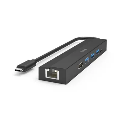 Hama USB-C Hub 6 Port 3x USB-A & USB-C & HDMI & LAN