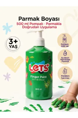 Lets Parmak Boyası Yeşil 500 ml