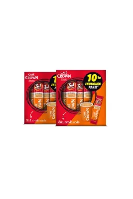 Cafe Crown 3'ü 1 Arada 17,5 Gr. x 10 Adet x 2 Kutu