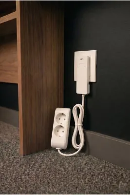 Gündüz Elektromarket Ultra İnce Fişli Grup Priz 2’li (2M)dar Alanlar İçin Şık Ve Pratik Çözüm!