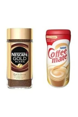 Nescafe Gold 200 gr Cam Kavanoz Ve 400 gr Coffee Mate Avantajlı Paket