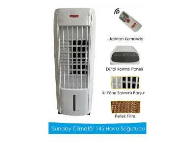 SUNDAY Climatör 145 Iyonizerli Hava Soğutucu Beyaz