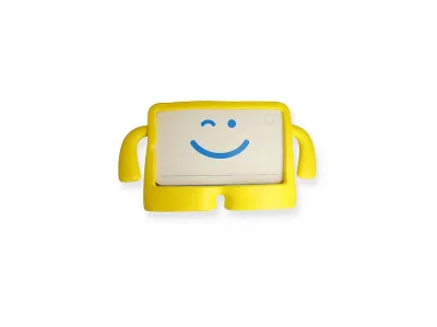 NEWFACE Karakter Silikon Apple iPad 4 9.7 Uyumlu Tablet Kılıfı Sarı