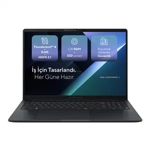 Asus ExpertBook B3 2.Nesil Core Ultra 5 225H-16Gb-512Gb Ssd-14inc-W11