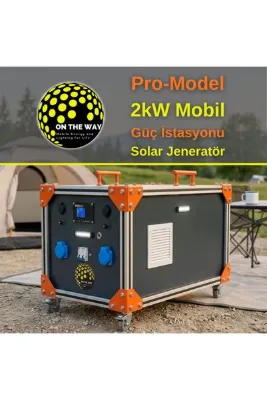 Otw Enerji OTW Pro-Model 2000W Mobil Güç İstasyonu | LiFePo4 Bataryalı Solar Jeneratör