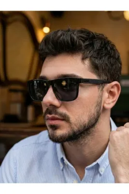 Eyesofia Angeles Yüksek Kalite Kemik Siyah Uv400 Filtreli Ultra Hafif Unisex Güneş Gözlüğü