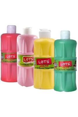 Lets Parmak Boyası 500ml 4lü Set 3