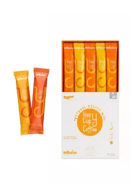 Dr. Kalan Happy Cup Coffee Safranlı Kahve Karışımı 10u Bir Arada , 18 Saşe X21g
