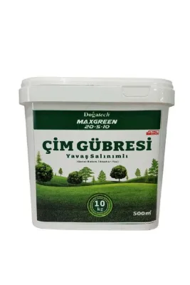 Doğatech MAXGREEN Çim Bakım Gübresi 20-5-10 Yavaş Salınımlı | 10 Kg