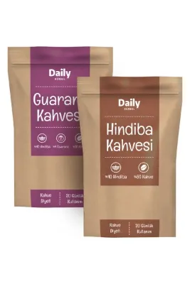 Daily Herbal Hindiba Kahvesi & Guarana Kahvesi 2x150gr