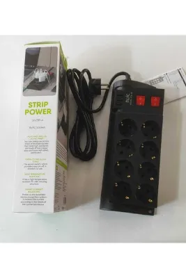 Blic FTR-08 Akım Korumalı 8’li Priz - 3 USB Girişli - 2 Metre Kablo - 4000W