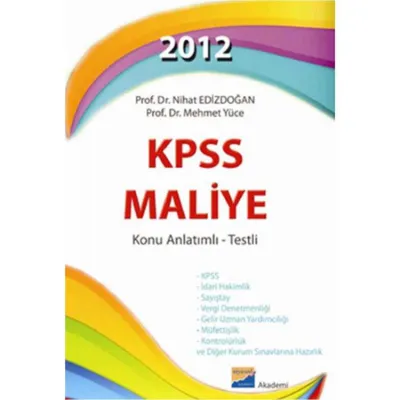 2012 KPSS Maliye Konu Anlatımlı - Testli