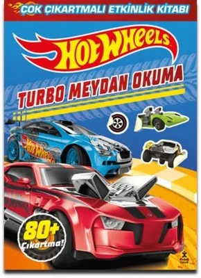Hot Wheels - Turbo Meydan Okuma - Çok Çıkartmalı Etkinlik Kitabı