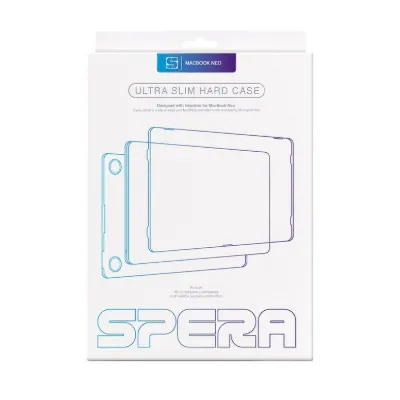 Spera MacBook Neo Ultra İnce Sert Kılıf -Şeffaf