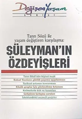 Süleyman’ın Özdeyişleri Tanrı Sözü İle Yaşam Değiştiren Karşılaşma