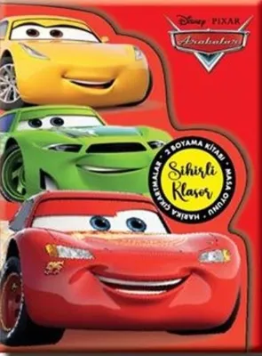 Disney Pixar Arabalar - Sihirli Klasör - Kırmızı