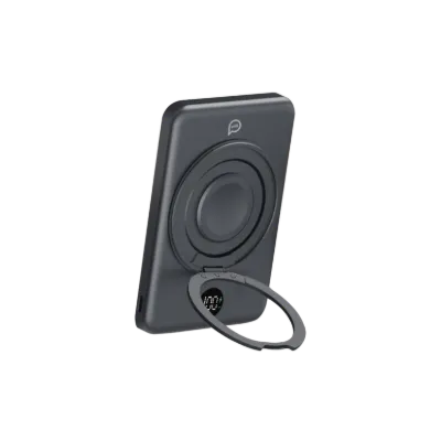 Piili Mag Ring Stand 5.000 Mah Powerbank - Gri