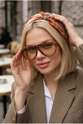 Chunky Frame Celly Unısex Çerçeveli Füme Antrasit Güneş Gözlüğü