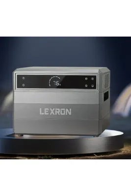 Lexron PS-1200W Taşınabilir Güç İstasyonu | 1152Wh Lityum Batarya | Tam Sinüs Dalga | AC+DC+USB+PD+K