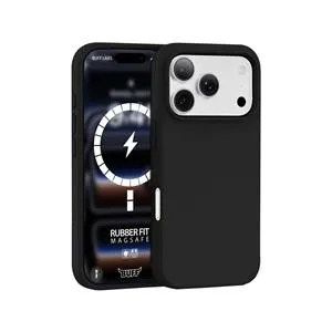 Buff iPhone 18 Pro /17 Pro MagSafe Rubber Fit Kılıf - Siyah