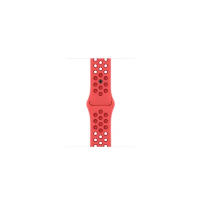 Apple Watch 41 mm Bright Crimson/Gym Red Nike Spor Kordon