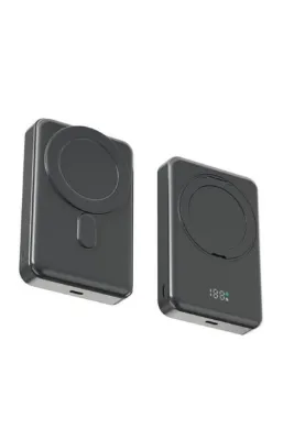 AREY TEKNOLOJİ Snapron SNP-3025 PD 22.5W Hızlı Şarj Lcd Ekran Magsafe 10000 mAh Powerbank