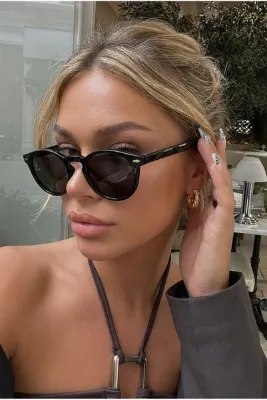 Eyesofia Prospera Lüx Polarize Unisex Siyah Güneş Gözlüğü