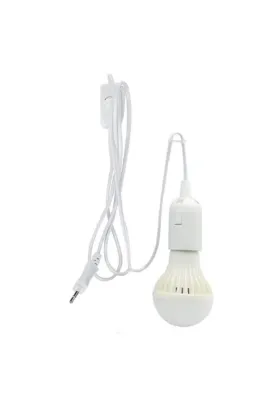 Örgün Aydınlatma E27 Düz Duy Aç Kapa Anahtarlı 2 Metre Kablolu Fiş + 10w A60 Ampul