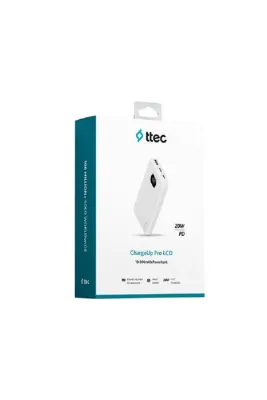 Ttec ChargeUp Pro LCD 10.000mAh PD 20W Taşınabilir Hızlı Şarj Aleti / Powerbank 2BB209S