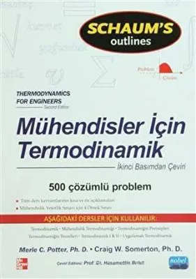 Mühendisler İçin Termodinamik - Thermodynamics for Engineers