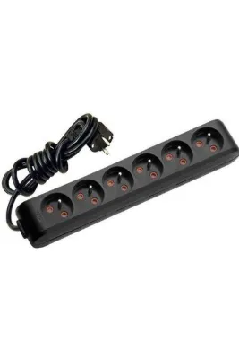 VİKO Multi-Let Altılı Grup Priz Ups 2 Metre Siyah (Çocuk Korumalı) 90130602