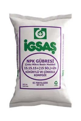 İGSAŞ SÜPER 15.15.15 Zn Kompoze Gübre 5 Kg