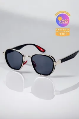 REN EYEWEAR FERRA SİYAH KADIN ERKEK GÜNEŞ GÖZLÜĞÜ KLASİK METAL /REN EYEWEAR