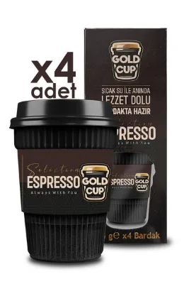 Goldcup Espresso 4'lü